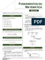 Aula 04 - Razão, Proporção e Regra de Três