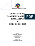 Kertas Kerja Ambang Ramadhan 2017