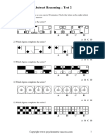 Abstract Reasoning - Test 2: 25 Questions