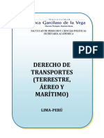 DERECHO DE TRANSPORTES (Silabo)