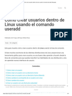 Crear Usuarios en Linux Con El Comando Useradd