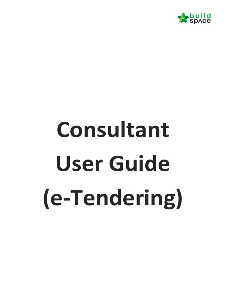 e-Tendering User Guide Overview | PDF | Internet Forum | User (Computing)