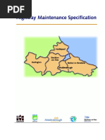 Highways-Highway Maintenance Specification