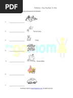 pang uri kaantasan 5 worksheets