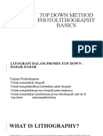 Top Down Method Photolithography Basics