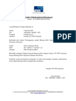 Surat Penunjukan Penjualan