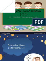 Pembuatan Hiasan Busana (C3