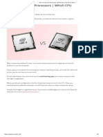 Intel Core I3 Vs I5 Processors - Which CPU Should You Buy - PDF
