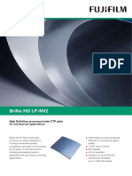 Brillia HD LP-NV2: High Definition Processed Violet CTP Plate For Commercial Applications