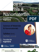 Science of Materials & Nanomaterials: Facultad de