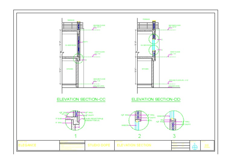 Elevation Section-Cc Elevation Section-Dd | PDF | Brisbane | Suburbs Of ...