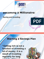 Becoming A Millionaire:: Saving and Investing