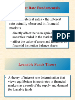 Interest Rate Fundamentals: - Nominal Interest Rates - The Interest Rate Actually Observed in Financial Markets