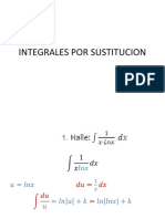 S13.s1 INTEGRALES POR SUSTITUCION Ejercicios