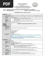 Modified Daily Lesson Plan: Meycauayan National High School