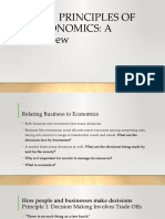 A Review of 10 Principles of Economics