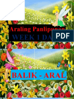 Araling Panlipunan: Week 1 Day 4