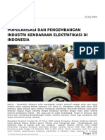 Toyota Motor Manufacturing Indonesia - News And update - Popularisasi Dan Pengembangan Industri Kendaraan Elektrifikasi Di Indonesia