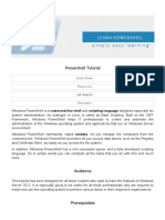 Powershell Tutorial - Tutorialspoint 1 PDF