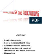 7 HEALTH RISK and PRECAUTIONS PDF