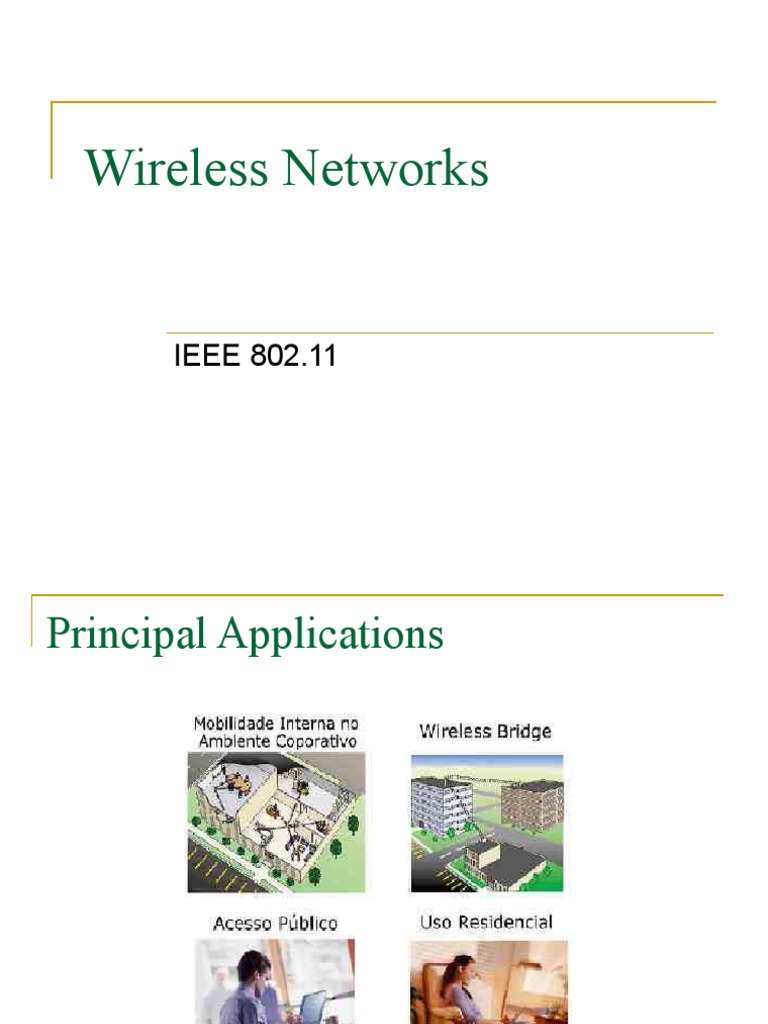 Guide to IEEE 802.11 Wireless Network Standards | PDF | Ieee 802.11 ...