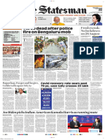 Kolkata - The Statesman 13TH AUGUST 2020 Page 1 PDF