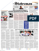 Kolkata - The Statesman 12TH AUGUST 2020 Page 1 PDF