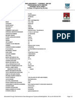 Anna University:: Chennai - 600 025 Knowledge Data Centre Student Data Sheet College of Engineering Guindy