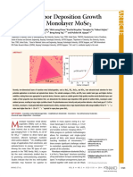 Chemical Vapor Deposition Growth of Crystalline Monolayer MoSe2 PDF
