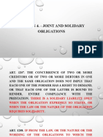 Section 4. - Joint and Solidary Obligations