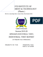 Lloyd Institute of Management & Technology (Pharm.) : Session 2019-20