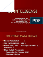 Kuliah 1 - Identitas MK Tes Intel