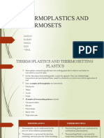 Thermoplastics and Thermosets