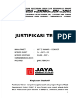 Justifika Justifikasi Teknis Si Teknis
