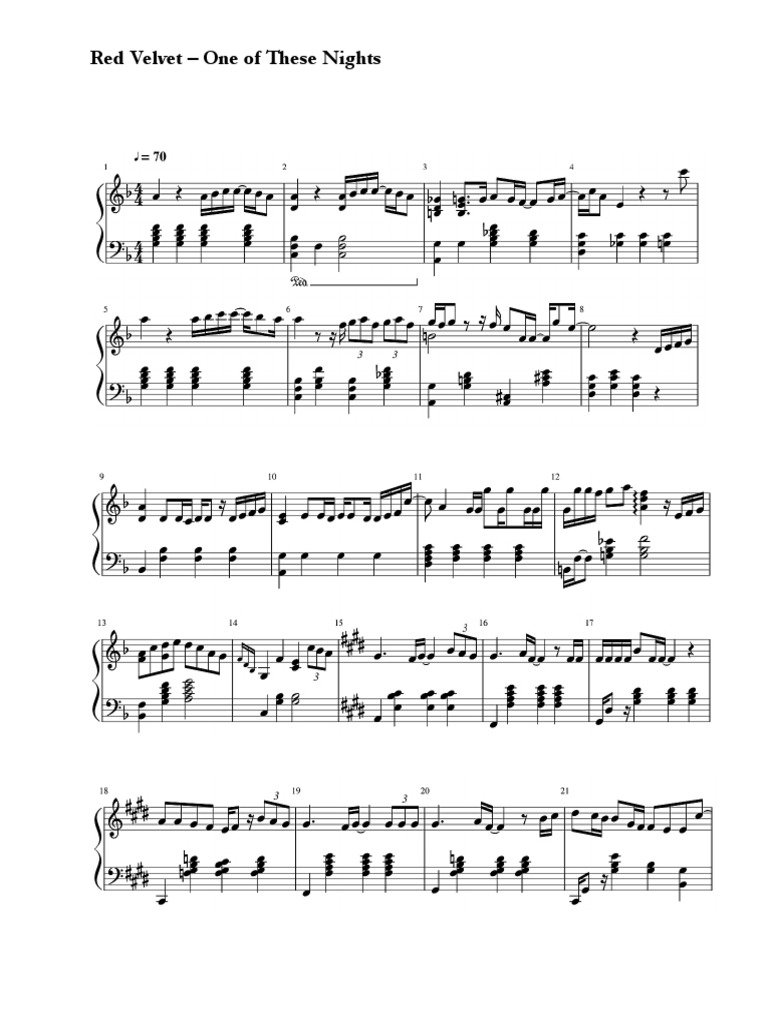 Kpop Sheet Music | PDF