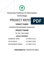 Project Report: University Institute of Information Technology