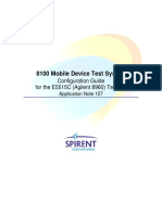 8100 Mobile Device Test System: Configuration Guide For The E5515C (Agilent 8960) Test Set