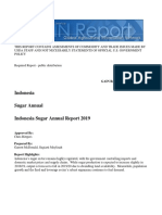 Indonesia Sugar Annual Indonesia Sugar Annual Report 2019: Date: GAIN Report Number