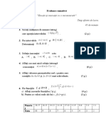 Evaluare Ecuații Și Inecuații