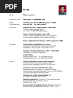 Download Curriculum Vitae by Widyo Lesmono SN47233197 doc pdf