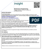 Journal of Quality in Maintenance Engineering: Article Information