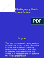 Industrial Radiography Health Physics Review