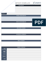 IC Simple Job Description Template