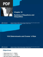 Systems of Equations and Inequalities