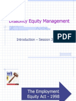 Disability Equity Management: Introduction - Session 3