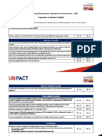 UK PACT Country Programmes Expression of Interest Form - 2020 Expression of Interest Checklist