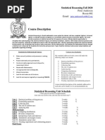 Statistical Reasoning - Syllabus Anderson