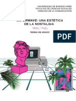 VAPORWAVE. Una Estética de La Nostalgia