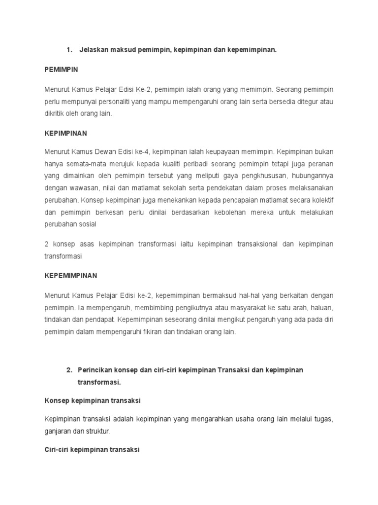 Soalan 30 Mac 2020 Arizna E A Arbi Pdf