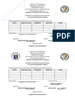 Pta Fund Request Form